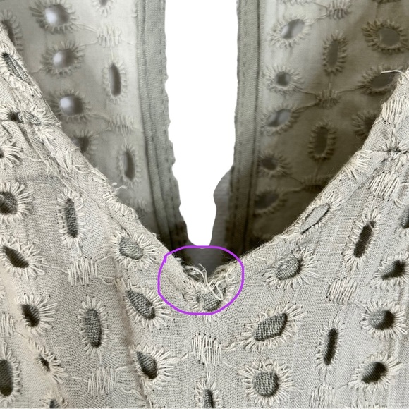 ❗️SOLD❗️Mustard Seed Eyelet Swing Mini Dress - Picture 11 of 13